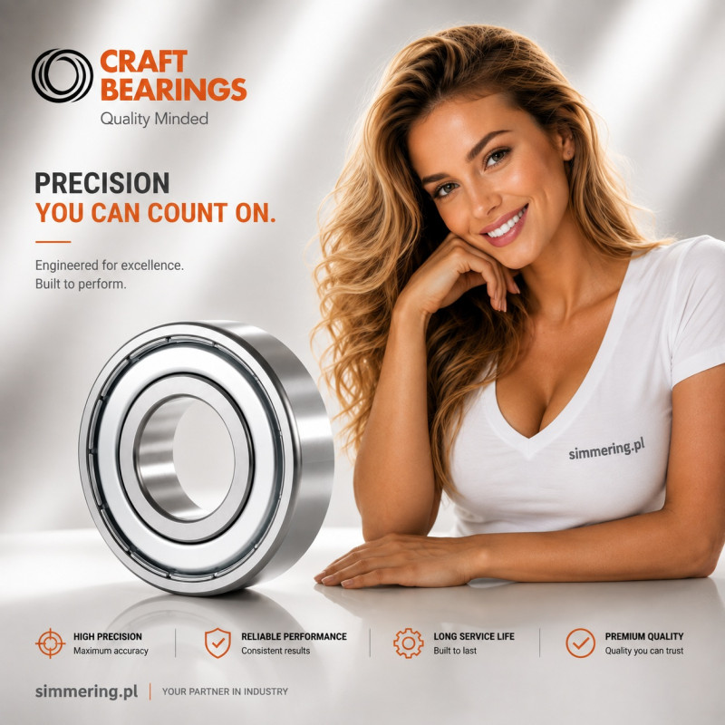6308 ZZC3 CRAFT 40x90x23 Deep Groove Ball Bearing