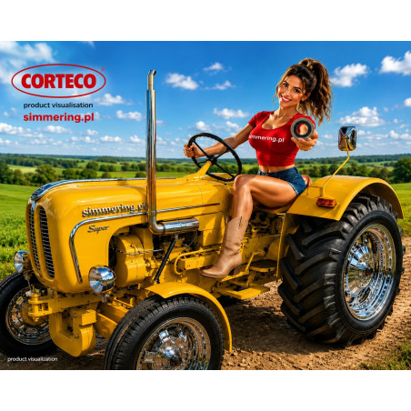 CORTECO 12001683B 30x47x10 NBR B1KLSL Uszczelniacz Wału