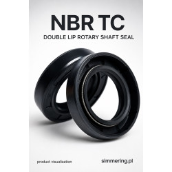 Shaft Seal 100x120x10 NBR TC - Radial Oil Seal with Dust Lip GRN®