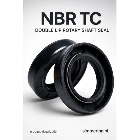Shaft Seal 100x120x10 NBR TC - Radial Oil Seal with Dust Lip GRN®
