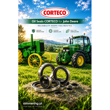 CORTECO 12013698B NBR BASLDRWX7 38x52x7 Simmerring