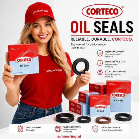 Uszczelniacz CORTECO  01029659 115x140x15,5 FPM B1BAVI Simmerring