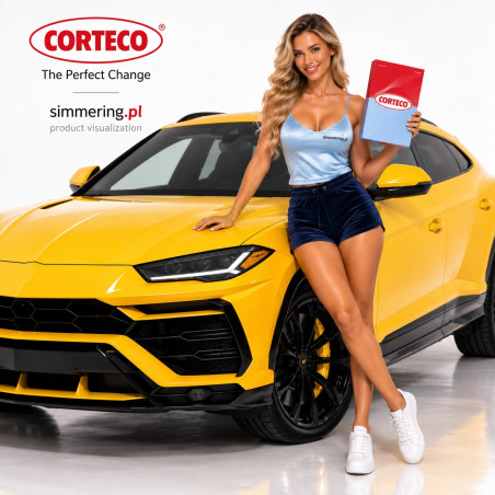 CORTECO 19027887B 80x100x10 FPM HTC Uszczelniacz Wału