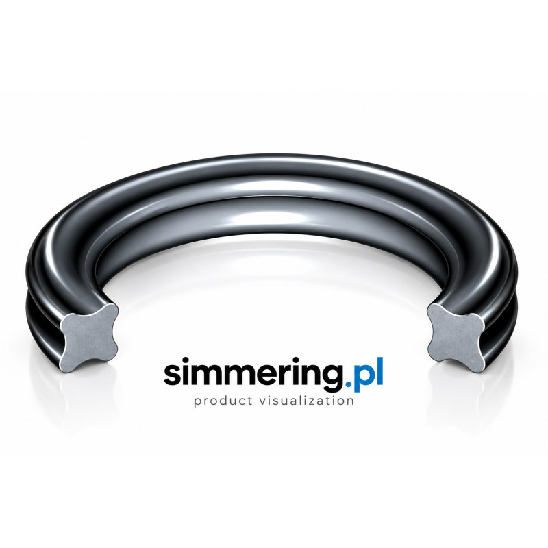 X-Ring 66.04x5.33 NBR 70 Shore A Four-Lobed Seal