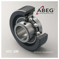 Zespół łożyskowy UCC 206 ABEG - Kaseta z łożyskiem kulkowym 30 mm