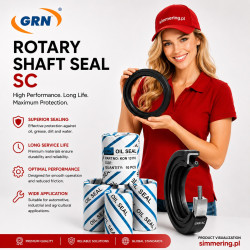 NBR 9x16x4 Type A Single-Lip Radial Shaft Oil Seal