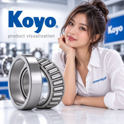 KOYO 15123/245 31.75x62x18.161 Single-Row Tapered Roller Bearing