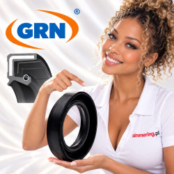 GRN® 120x150x13 NBR AO/TC Double Lip Rotary Shaft Seal