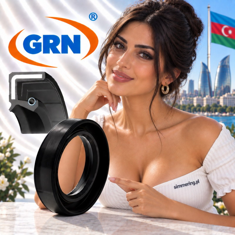 GRN® 15x32x7 NBR TC Double Lip Rotary Shaft Seal