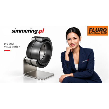 GE 40 ZO FLURO 44.45x71.438x38.887 Spherical Plain Bearing