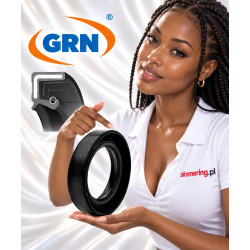 GRN® 85x125x12 NBR TC Double Lip Rotary Shaft Seal