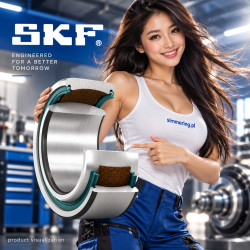 SKF GE 110 TXE-2LS 110x160x70 Łożysko Ślizgowe Przegubowe