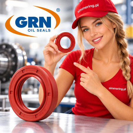 17x35x10 TC VMQ Silicone Oil Seal - Double Lip