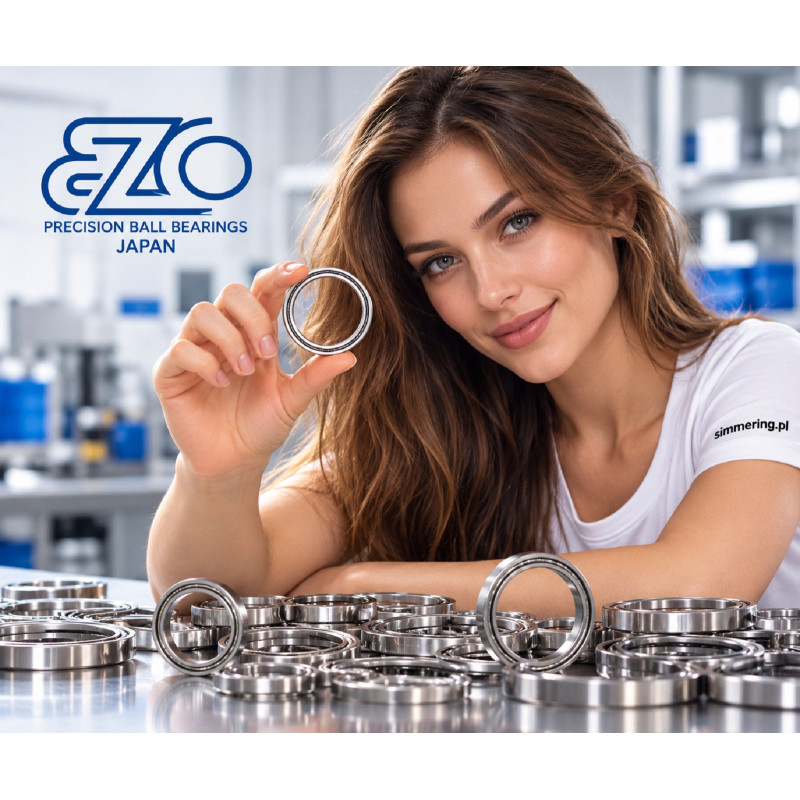 6803ZZ EZO 17x26x5 mm - łożysko kulkowe zwykłe cienkościenne