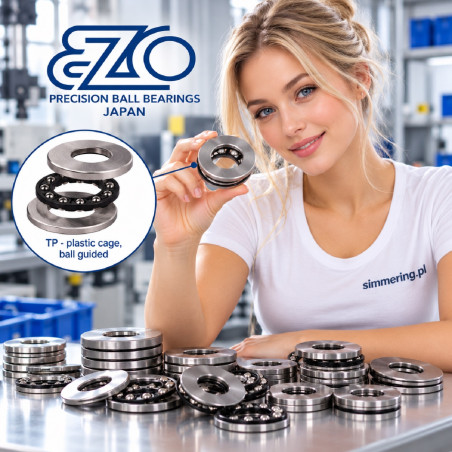 F8-16M EZO 8x16x5 mm - Miniature Thrust Ball Bearing