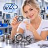 SF 693 H EZO 3x9x3 mm - Miniature Flanged Deep Groove Ball Bearing