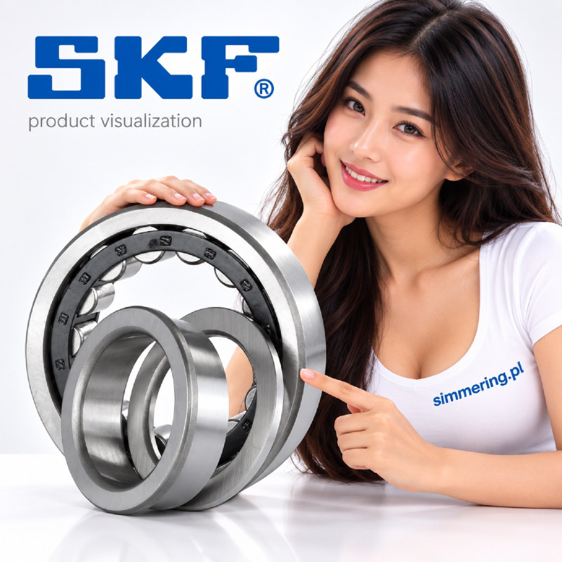 SKF NUP 2308 ECP 40x90x33 mm - Single-Row Cylindrical Roller Bearing