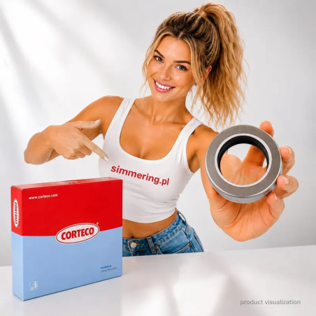 Uszczelniacz CORTECO 12036915 NBR COMBI SF Simmerring 45x65x27