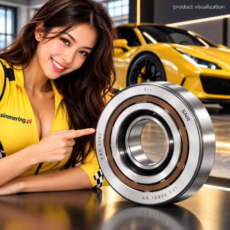 SNR AB 12992 S01 Ball Bearing - 22.31x68.524x9 mm