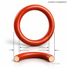 Oring 90x3 MVQ/VMQ 70 ShA - O-ring silikonowy
