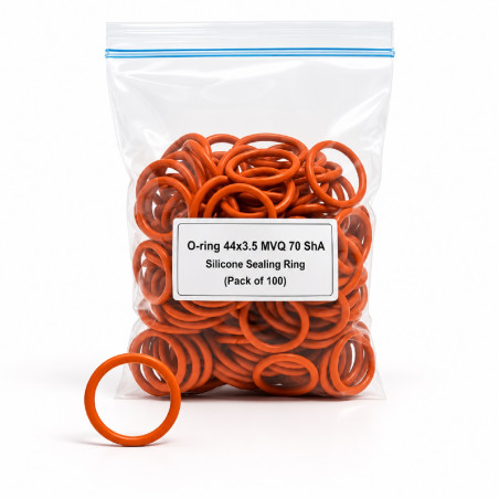 Oring 44x3,5 MVQ/VMQ - Silikonowy O-ring 44x3,5 mm