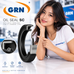 FKM FPM Viton SC 30x62x7 mm - Single Lip Rotary Shaft Oil Seal