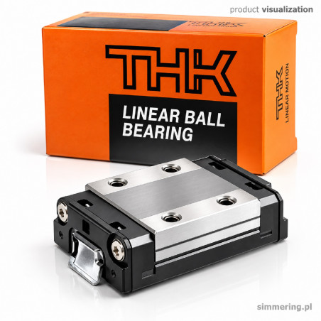 SRS-9 W THK - miniaturowy wózek kulkowej prowadnicy liniowej