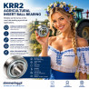 203 KRR2 C3 PFI 16,2x40x18,3 Łożysko Samonastawne
