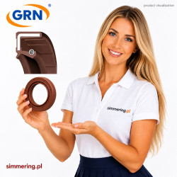 GRN 40x62x7 AO FPM/FKM - simmering dwuwargowy