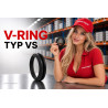 V‑RING VS 45 NBR - Shaft Seal for Ø45 mm, Nitrile Axial Ring Seal