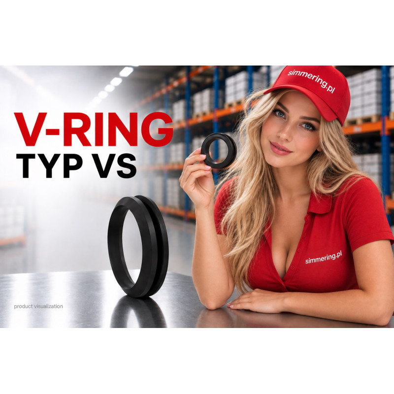 V-RING VS 50 NBR 48-53 mm - Axial Shaft Seal