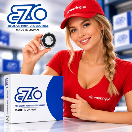 6802 2RS EZO Cienkościenne łożysko kulkowe zwykłe 15x24x5