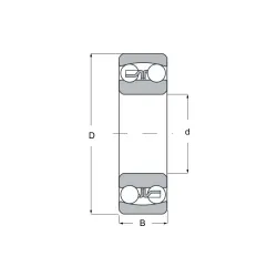 Ball bearing 2220 M FAG  