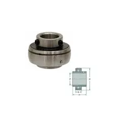 Bearing housing UCC 206 ABEC 30x00 Bearing housing