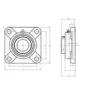 SS UCF 206 CT  Bearing Housing - Durability & Precision