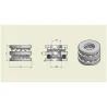 35BD5222T1X NSK 35x52x22 Angular Contact Ball Bearing | High-Precision and Durable