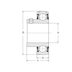 CUS 205-16 SNR 25,4x52x27 Insert Ball Bearing - Precision & Durability