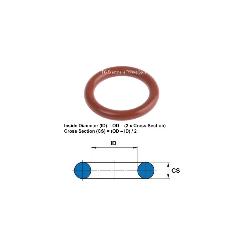 O-ring 28x3 MVQ 70 ShA - Silicone Sealing Ring (100 Pack)