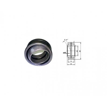 Spherical plain bearing GE 12 ES FLURO 12x22x10 