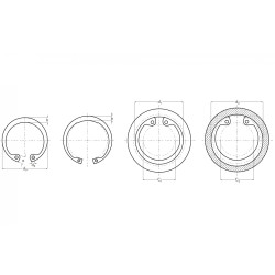 W 10 SEGER NEUTRAL Snap Ring | Circlip - Durable & Reliable Fastening