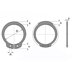 Pierścień segera Z 90 SEGER - Opis, Dane Techniczne, Wymiary