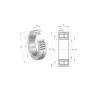 SL 122012 NADELLA 12x20x12 Cylindrical Roller Bearing - Precision & Durability