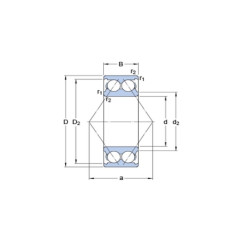 Łożysko kulkowe 3209 ATN9 C3 SKF 45x85x30,2