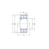 Łożysko kulkowe 3209 ATN9 C3 SKF 45x85x30,2