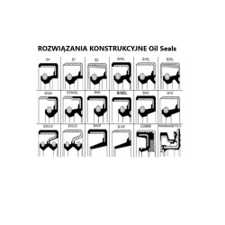 28*42*11 Uszczelniacz CORTECO 01030095 NBR BF Simmerring