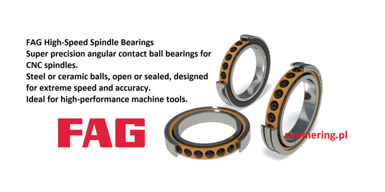 FAG High Speed Spindle Bearings Precision Guide CNC Performance