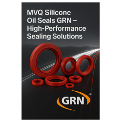 Simmeringi Silikonowe MVQ GRN - Wysokotemperaturowe